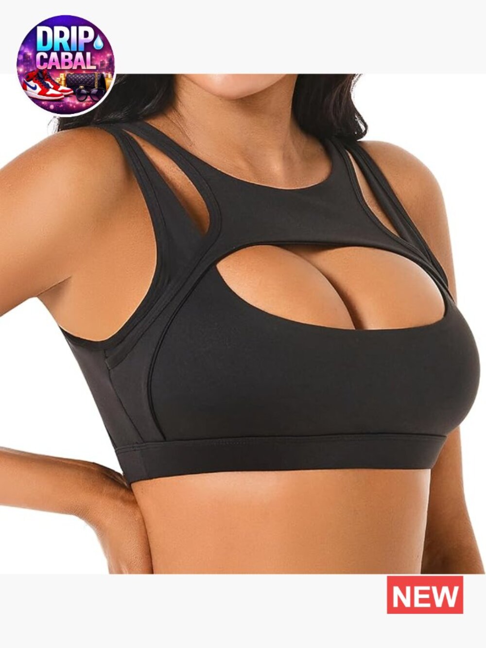Push up Sports Bra Sexy Hollow Crop Top Removable Cups Workout Fitness Yoga Bra
